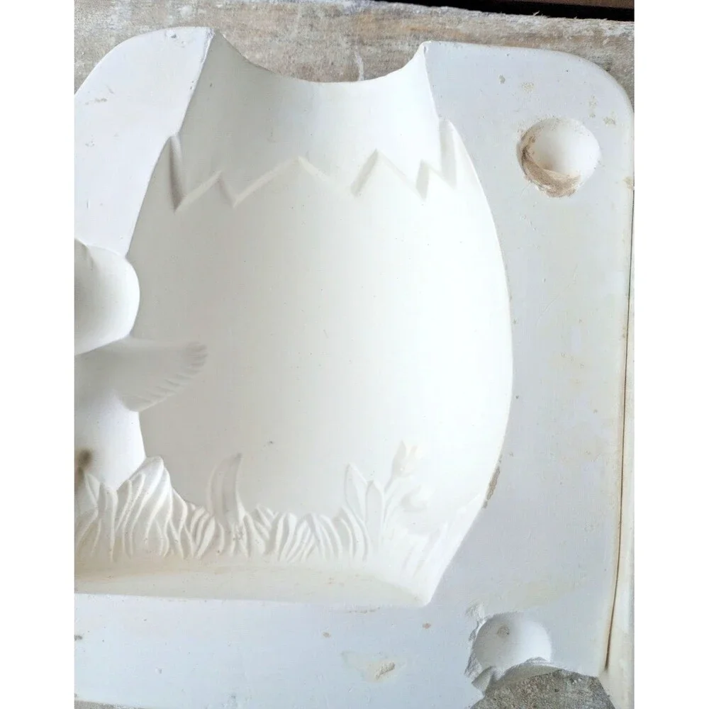 Duncan Chick and Egg Vase Slip Mold